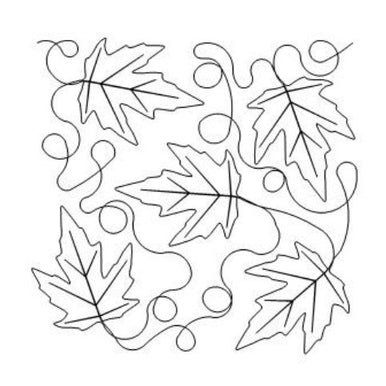 Maple Leaves Long Arm Quilting Pattern