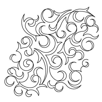 Scroll Work E2E Long Arm Quilting Pattern