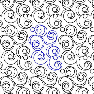 Curly E2E Long Arm Quilting Pattern