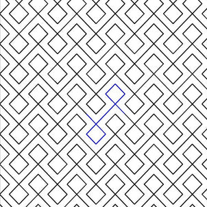 Geometric Diamonds E2E Long Arm Quilting Pattern