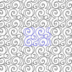 Rhapsody Swirl E2E Long Arm Quilting Pattern