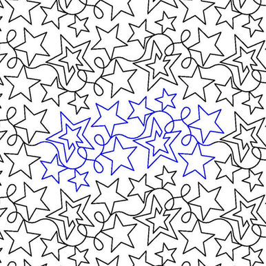 Rock Star E2E Long Arm Quilting Pattern | Lou Lou Rioux