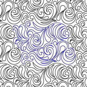 Twist and Shout E2E Long Arm Quilting Pattern