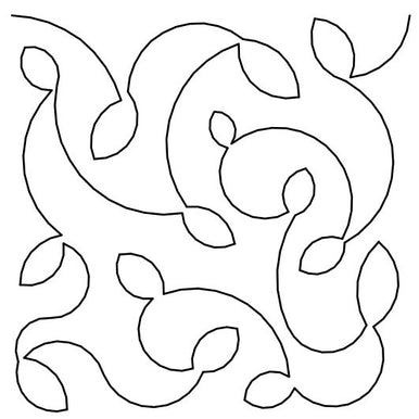 Abstract Vines Long Arm Quilting Pattern