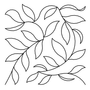 Tapestry Leaves Light Long Arm Quilting Pattern