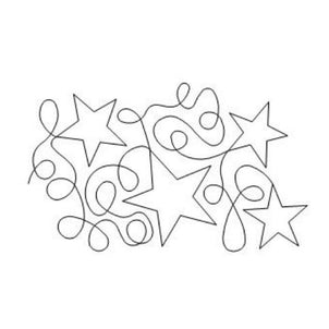 Stars And Loops Long Arm Quilting Pattern