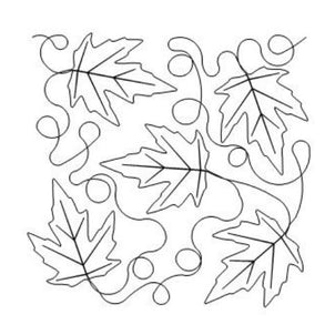 Maple Leaves Long Arm Quilting Pattern