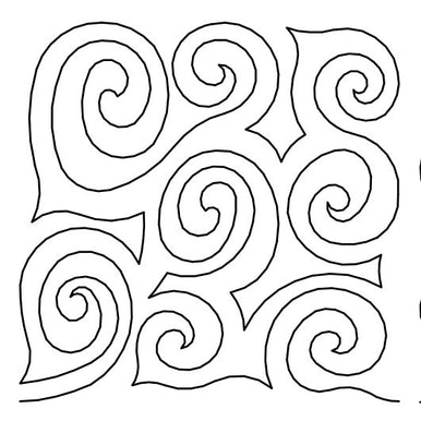 Swirls 4 Long Arm Quilting Pattern