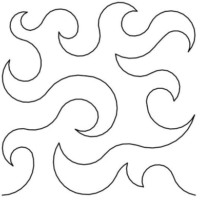 Swirls 2 Long Arm Quilting Pattern