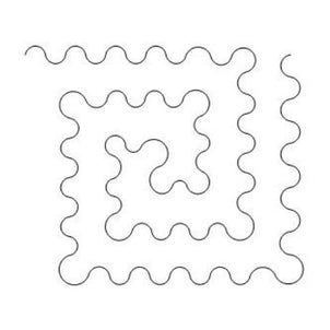 Greek Key Curvy Long Arm Quilting Pattern