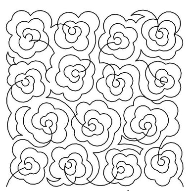 Rose Meander Long Arm Quilting Pattern