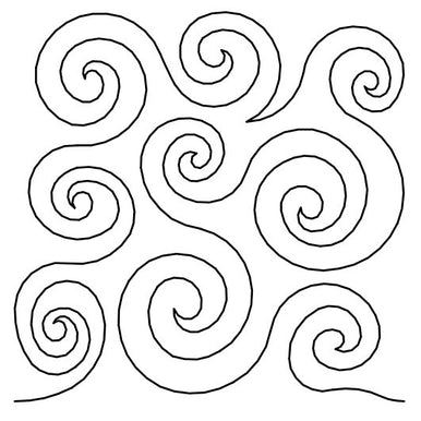 Swirls 3 Long Arm Quilting Pattern
