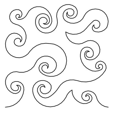 Swirls 5 Long Arm Quilting Pattern