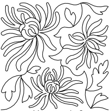 Chrysanthemum Long Arm Quilting Pattern