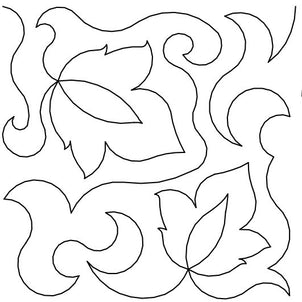 Leaves Long Arm Quilting Pattern