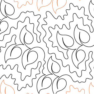 A-Mazing Leaves Long Arm Quilting Pattern