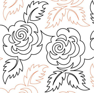 Abstract Rose Long Arm Quilting Pattern