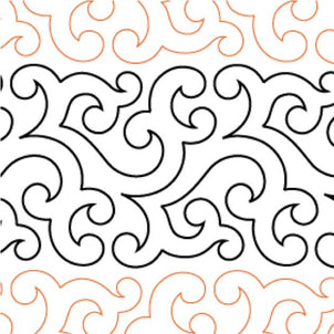Arabesque Border Long Arm Quilting Pattern