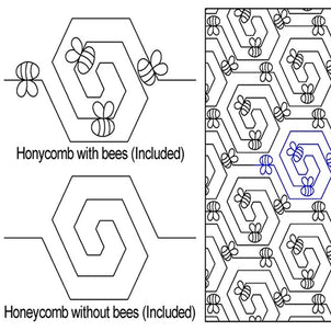Honeycomb Long Arm Quilting Pattern
