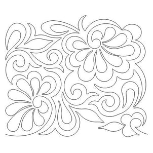 Jungle Daisy Long Arm Quilting Pattern