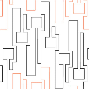 Mid Century Squared Long Arm Quilting Pattern