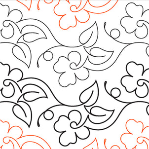 Pansies Long Arm Quilting Pattern