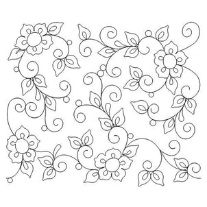 Smurfette Long Arm Quilting Pattern