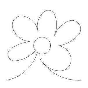 Simple Flower Long Arm Quilting Pattern