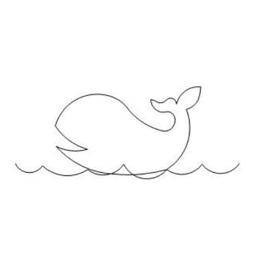 Whale Long Arm Quilting Pattern