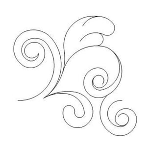 Romancing Feathers Long Arm Quilting Pattern