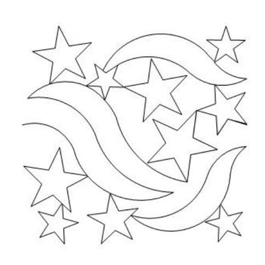 Star Spangled Banner Long Arm Quilting Pattern