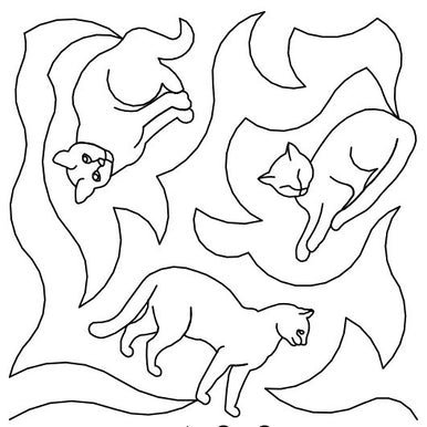 Cats 2 Long Arm Quilting Pattern